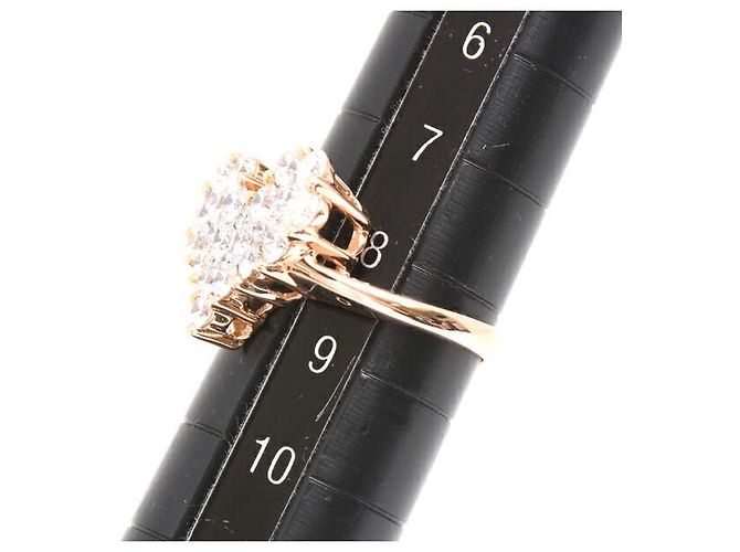Autre Marque Au750 Diamantring Pink - Ansicht 7