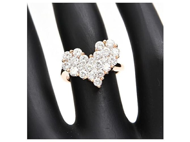 Autre Marque Au750 Diamantring Pink - Ansicht 8