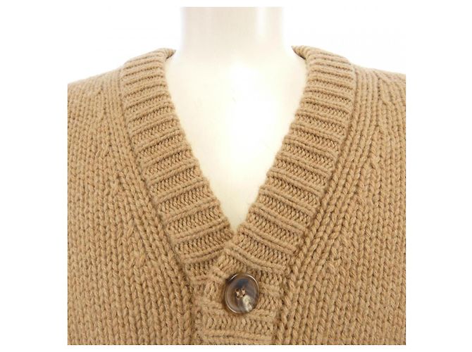 Cárdigan Camel Prada UMG247 S232 13F7 Beige - vista 5