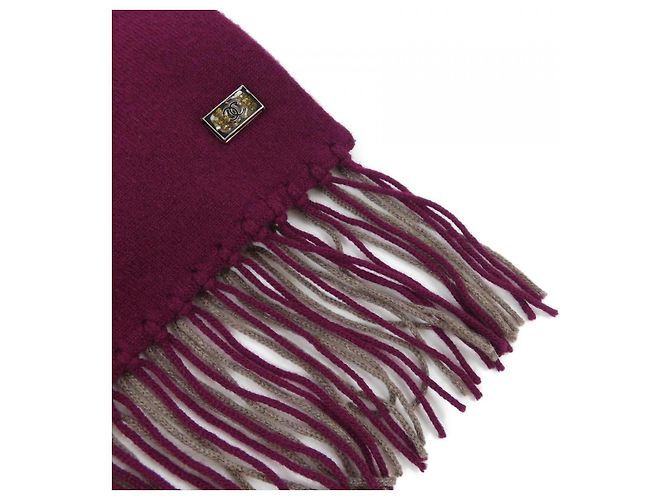 Sciarpa in cashmere Chanel P42045K03203 Rosso - vista 2