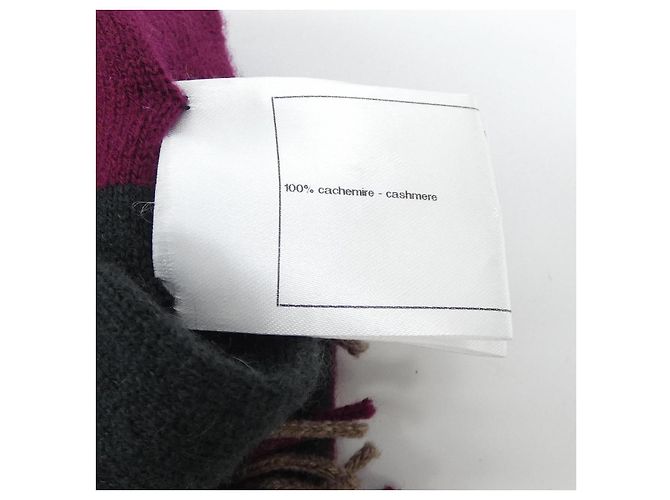 Sciarpa in cashmere Chanel P42045K03203 Rosso - vista 3