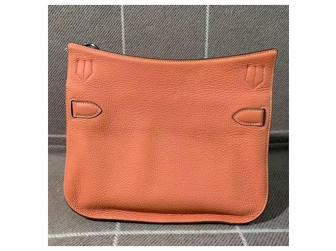 Borsa a mano Hermès Gypsy 28 in pelle rosa - vista 3