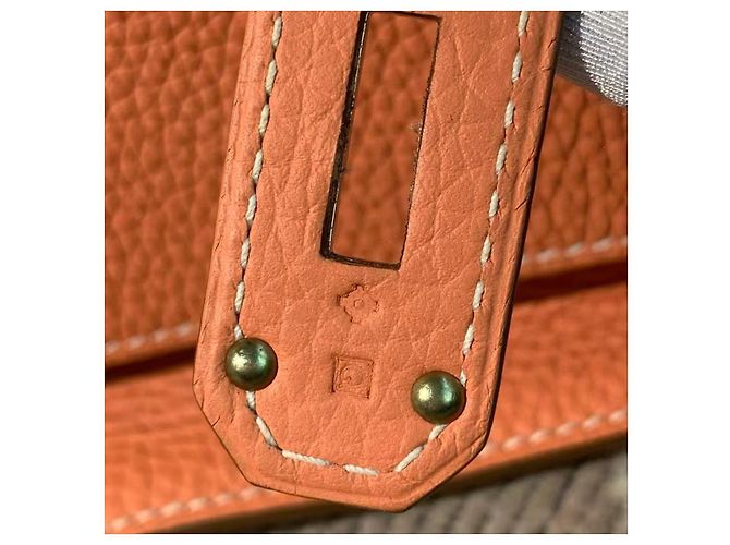 Borsa a mano Hermès Gypsy 28 in pelle rosa - vista 7