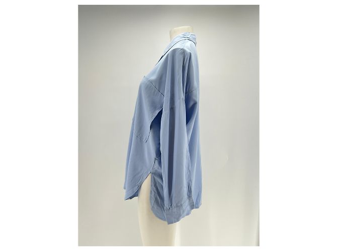 Autre Marque Camisa STORETS azul claro de algodón M - vista 4