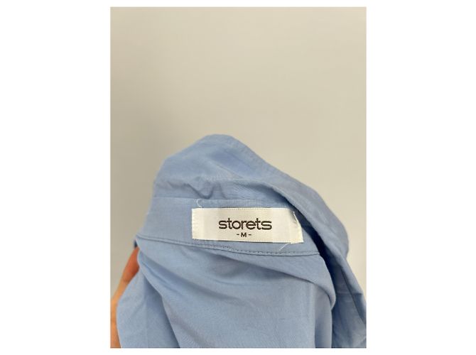 Autre Marque Camisa STORETS azul claro de algodón M - vista 5
