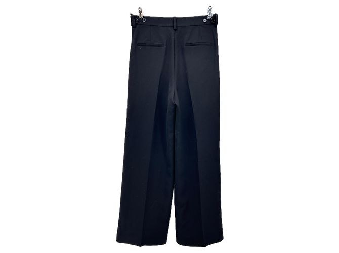 Autre Marque Pantalón negro de lana - vista 2