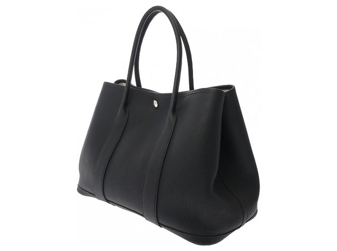 Borsa Caban PM Garden Party di Hermès Nero - vista 3