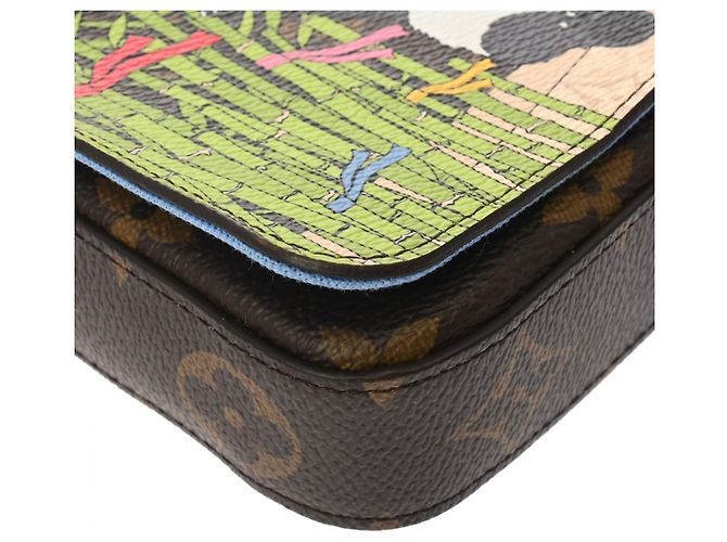 Pochette Felicie Vivienne Monogramma Louis Vuitton Marrone - vista 6