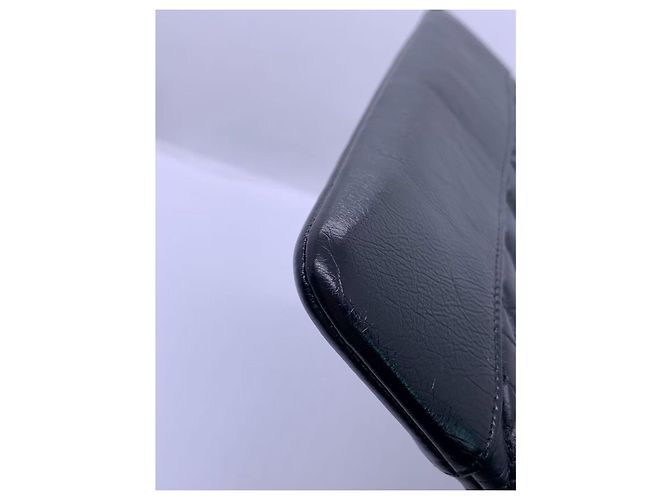 Clutch Chanel in pelle nera Nero - vista 4