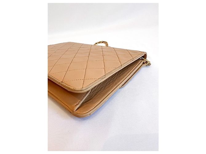 Vintage Chanel "Timeless" Tasche, beige - Ansicht 11
