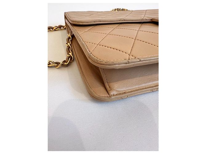 Vintage Chanel "Timeless" Tasche, beige - Ansicht 13