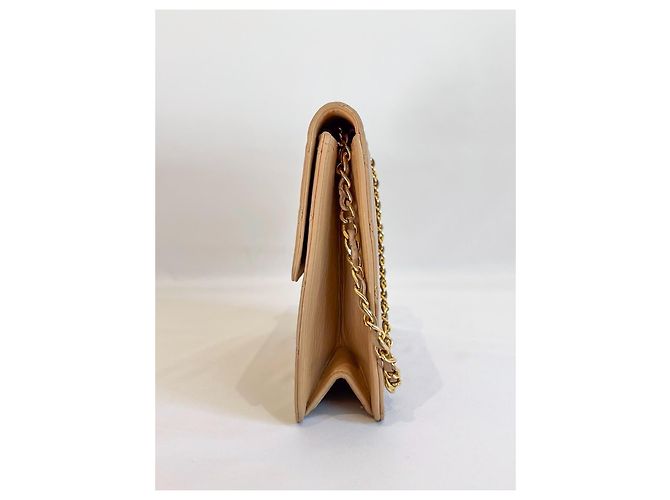 Vintage Chanel "Timeless" Tasche, beige - Ansicht 14