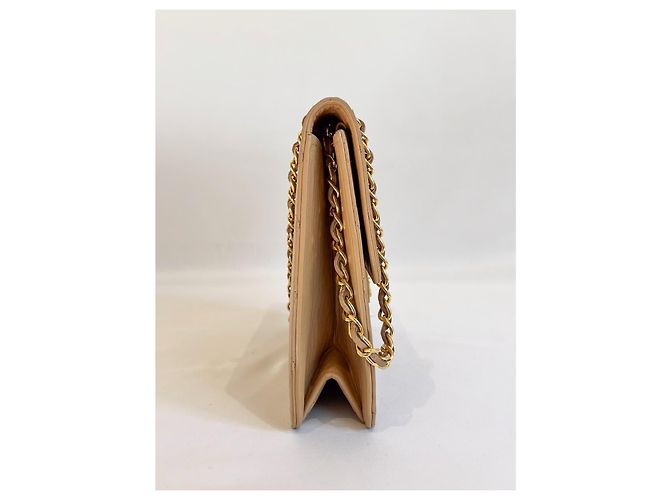 Vintage Chanel "Timeless" Tasche, beige - Ansicht 15