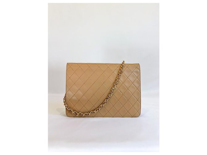 Vintage Chanel "Timeless" Tasche, beige - Ansicht 5