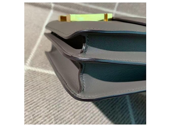 Borsa Hermès Constance 23 in pelle Swift grigia Grigio - vista 5