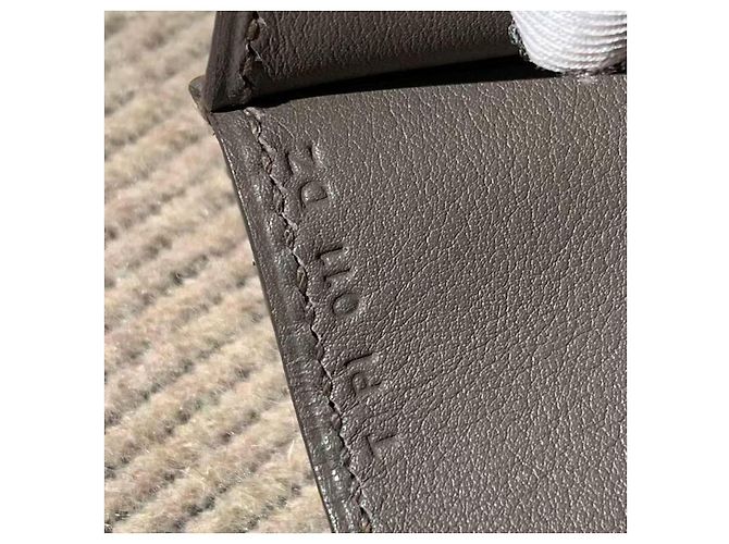 Borsa Hermès Constance 23 in pelle Swift grigia Grigio - vista 7
