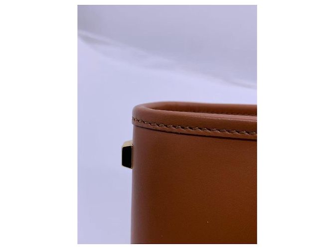 Borsa Fendi Sunshine Mini Music Folder Marrone Pelle - vista 7