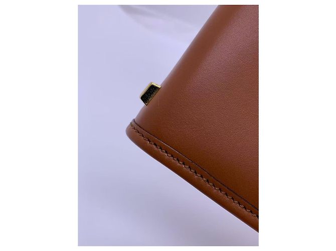 Borsa Fendi Sunshine Mini Music Folder Marrone Pelle - vista 8