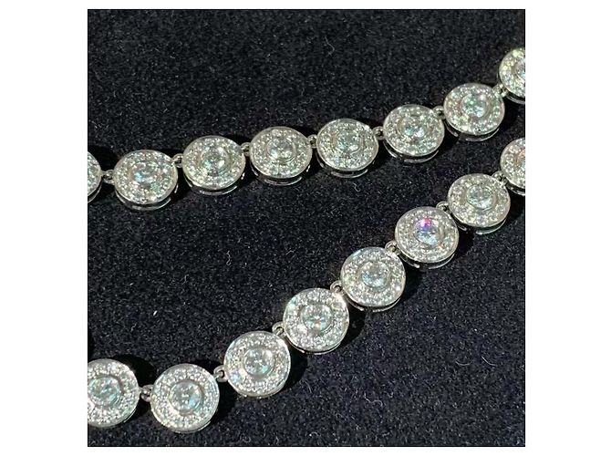 Collana Tiffany & Co Circlet in platino e diamanti rotondi Argento - vista 4