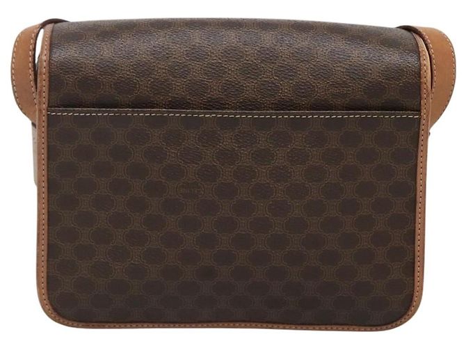 Céline Celine Vintage Macadam Canvas and Leather Braun - Ansicht 2
