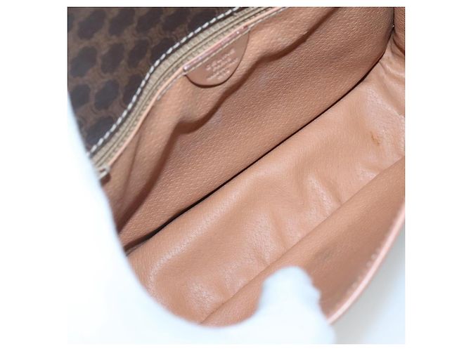 Céline Celine Vintage Macadam Canvas and Leather Braun - Ansicht 5