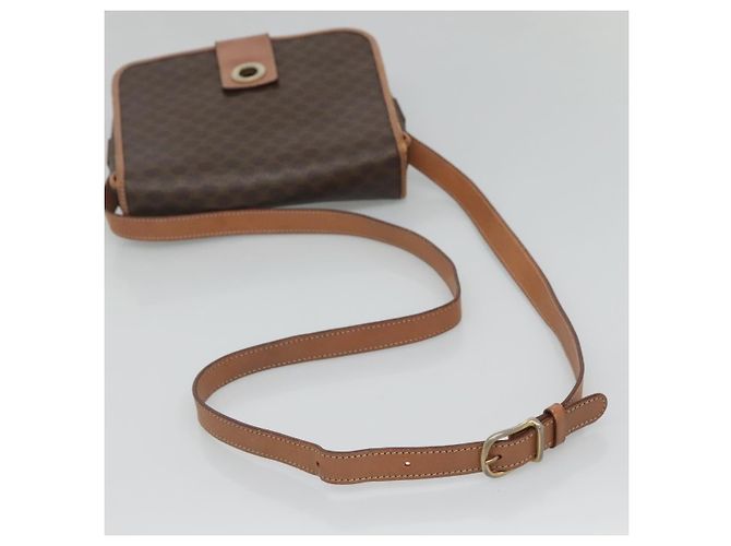 Céline Celine Vintage Macadam Canvas and Leather Braun - Ansicht 7