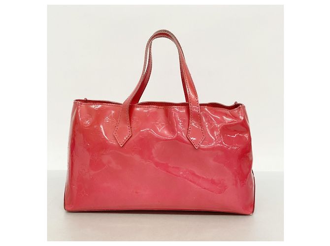 Borsa Louis Vuitton Vernis Wilshire PM Rosa - vista 11
