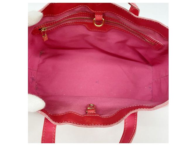 Borsa Louis Vuitton Vernis Wilshire PM Rosa - vista 4