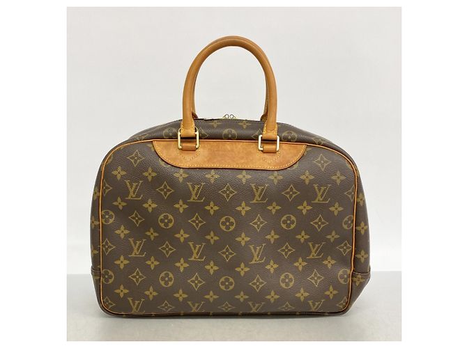 Borsa Deauville Monogram Louis Vuitton Marrone - vista 12