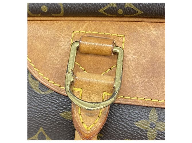 Borsa Deauville Monogram Louis Vuitton Marrone - vista 7