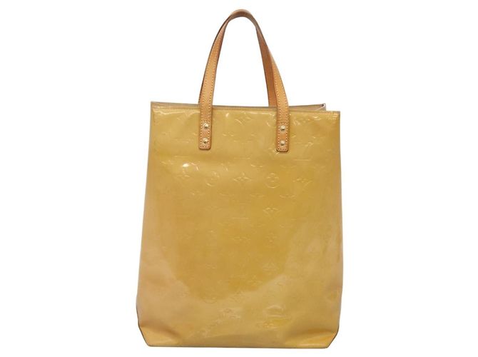 Louis Vuitton Reade Monogram Vernis MM Beige - vista 2