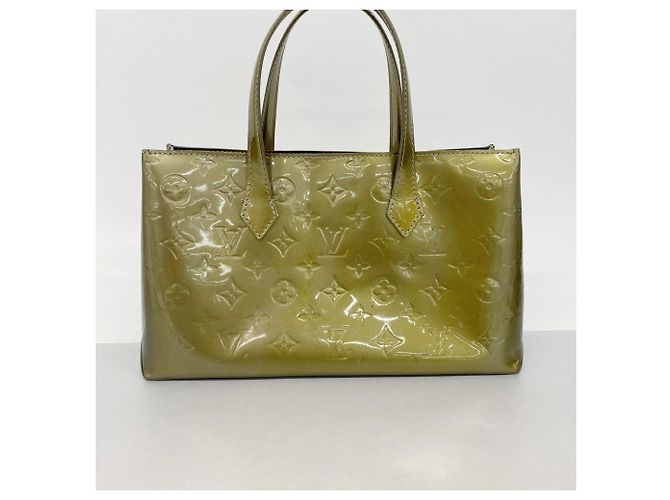 Borsa Louis Vuitton Vernis Wilshire PM Grigio - vista 12