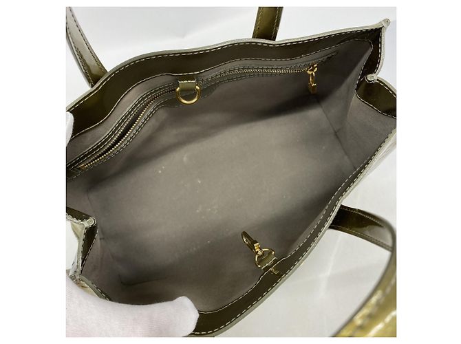 Borsa Louis Vuitton Vernis Wilshire PM Grigio - vista 4