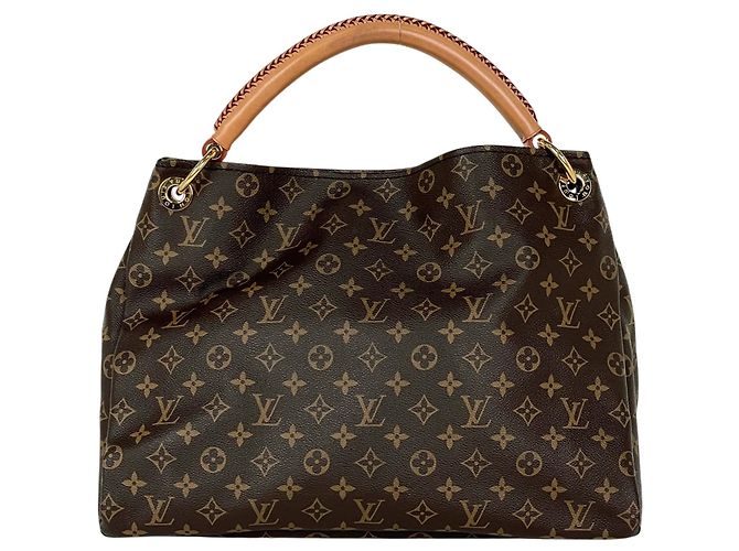 Borsa Tote Artsy MM Monogramma Louis Vuitton Marrone - vista 3