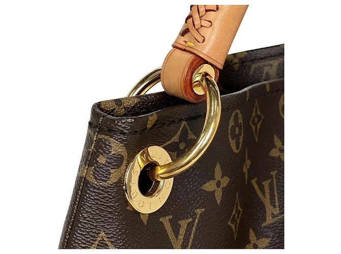 Borsa Tote Artsy MM Monogramma Louis Vuitton Marrone - vista 7