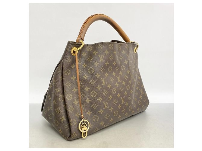 Borsa a Spalla Louis Vuitton Monogram Artsy MM Marrone - vista 2