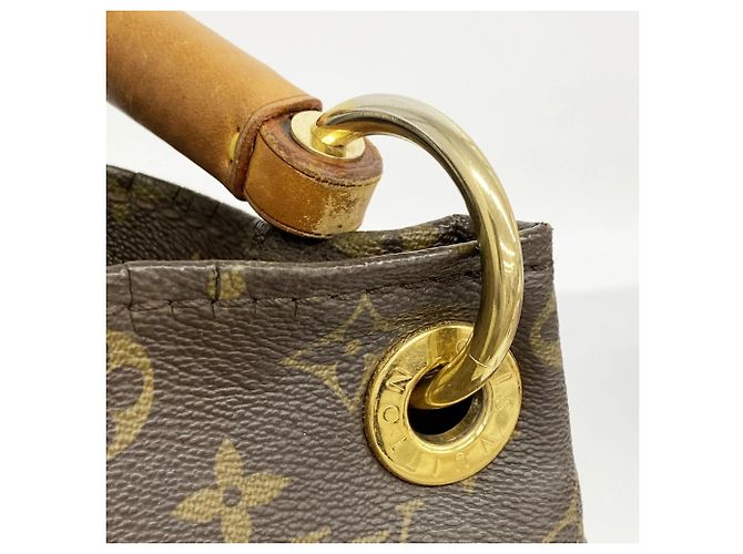 Borsa a Spalla Louis Vuitton Monogram Artsy MM Marrone - vista 9