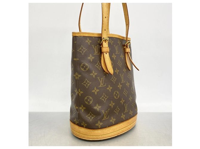 Borsa Tote Bucket PM Monogram Louis Vuitton Marrone - vista 2