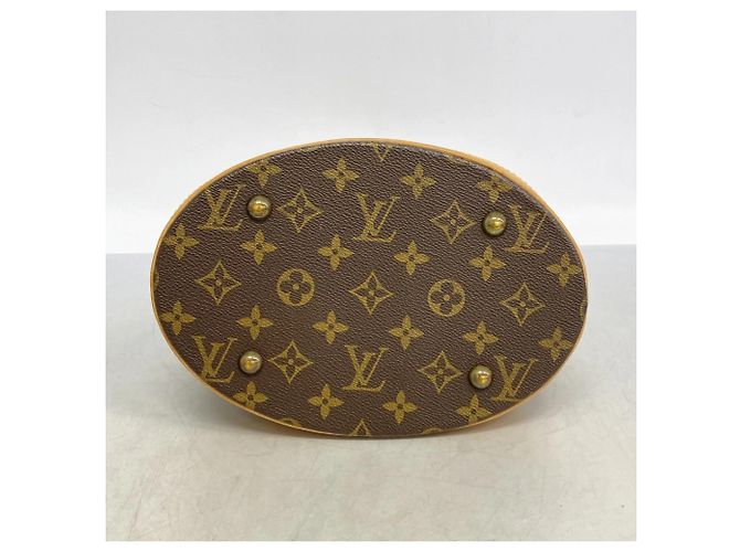 Borsa Tote Bucket PM Monogram Louis Vuitton Marrone - vista 3