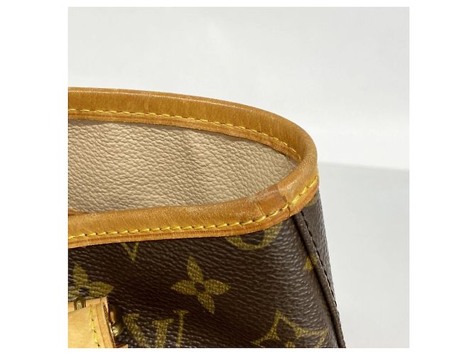 Borsa Tote Bucket PM Monogram Louis Vuitton Marrone - vista 8