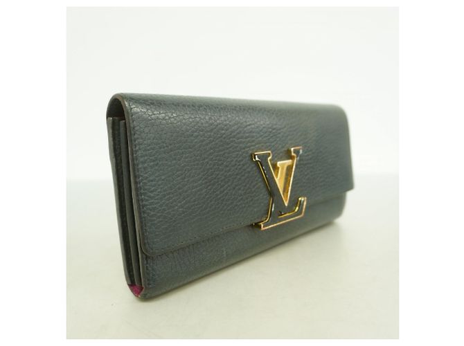 Portafoglio Lungo Capucines Louis Vuitton Nero - vista 2