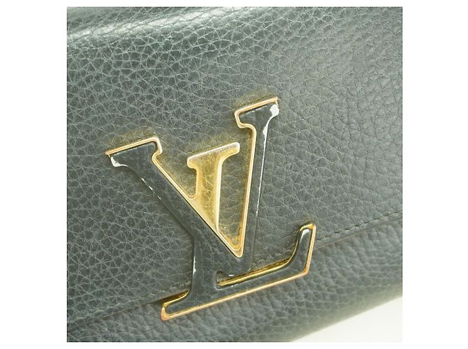 Portafoglio Lungo Capucines Louis Vuitton Nero - vista 8