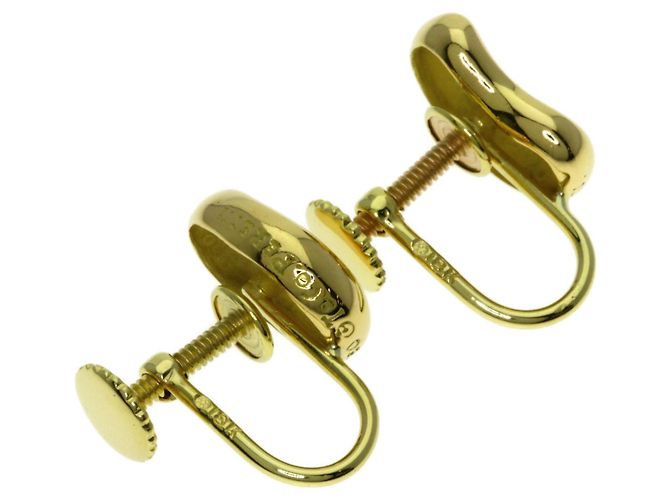 Tiffany & Co Orecchini Tiffany Bean in oro giallo 18K - vista 3