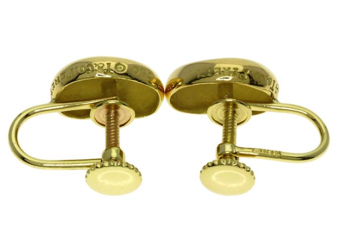 Tiffany & Co Orecchini Tiffany Bean in oro giallo 18K - vista 4