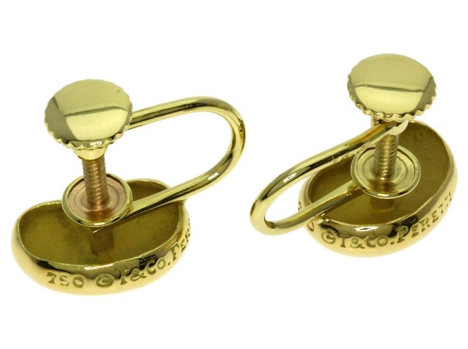 Tiffany & Co Orecchini Tiffany Bean in oro giallo 18K - vista 5