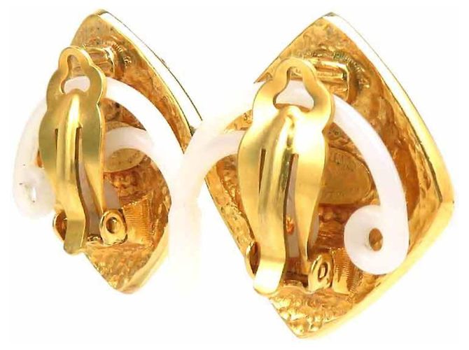 Vintage Gold Clip Ohrringe von Chanel Golden - Ansicht 3