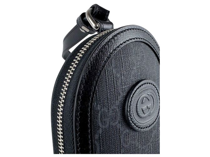 Borsa a Spalla Gucci GG Supreme Nero - vista 5