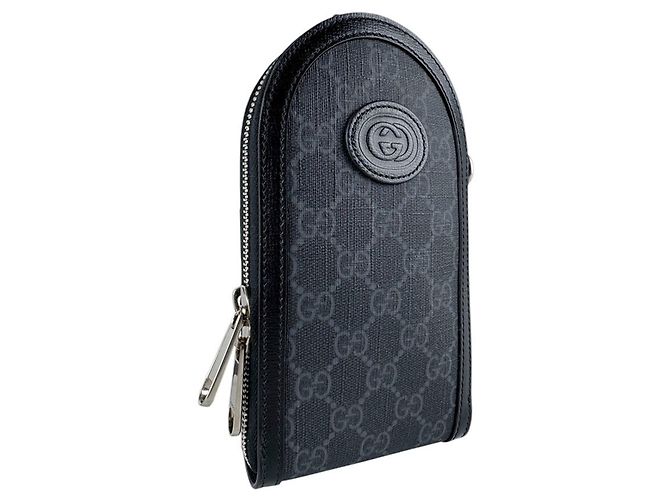 Borsa a Spalla Gucci GG Supreme Nero - vista 9