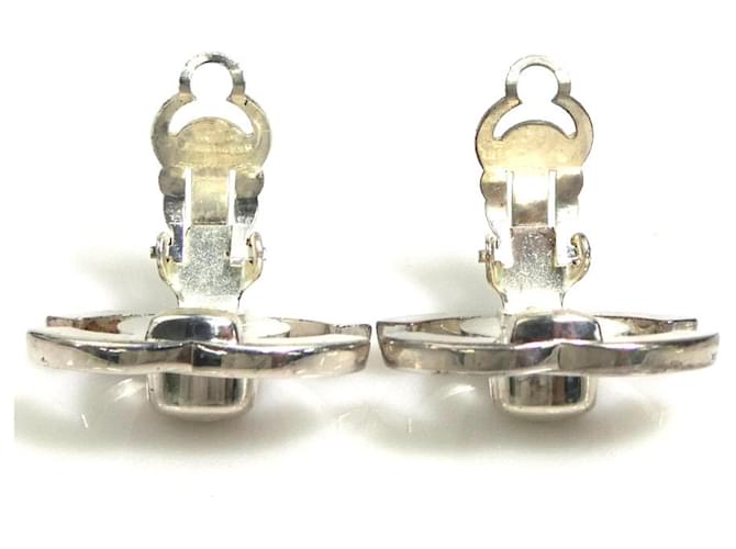 Orecchini a clip in argento Chanel - vista 5