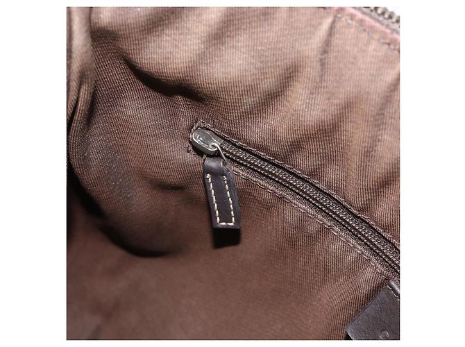 Borsa a Spalla GG Canvas Gucci Beige Oro 203257 Auth mr2384 D'oro - vista 22